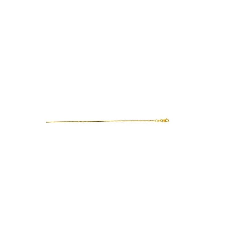 14K Yellow Gold 0.9mm wide Diamond Cut F 66393 1