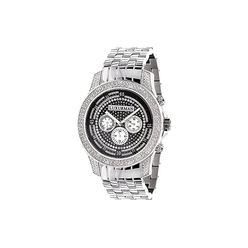 Mens Diamond Watch: LUXURMAN 0.50Ct