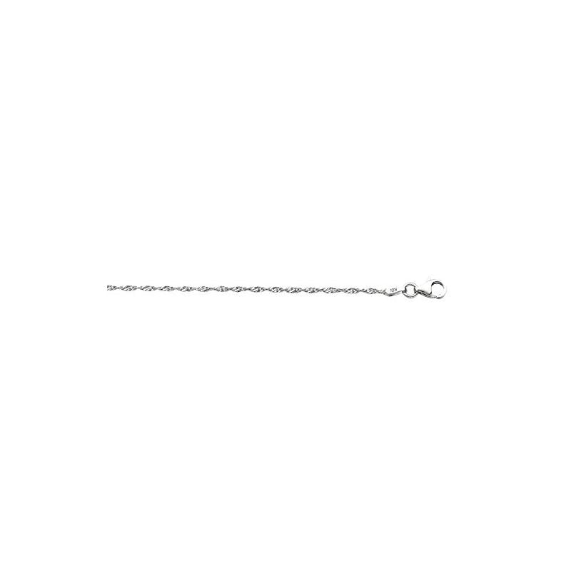 "Sterling Silver rhodium plated 24"" 1.6mm 88343 1