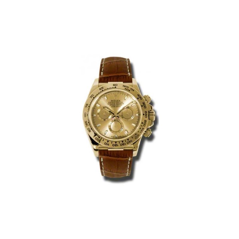 Rolex Watches  Daytona Yellow Gold  Leat 54178 1