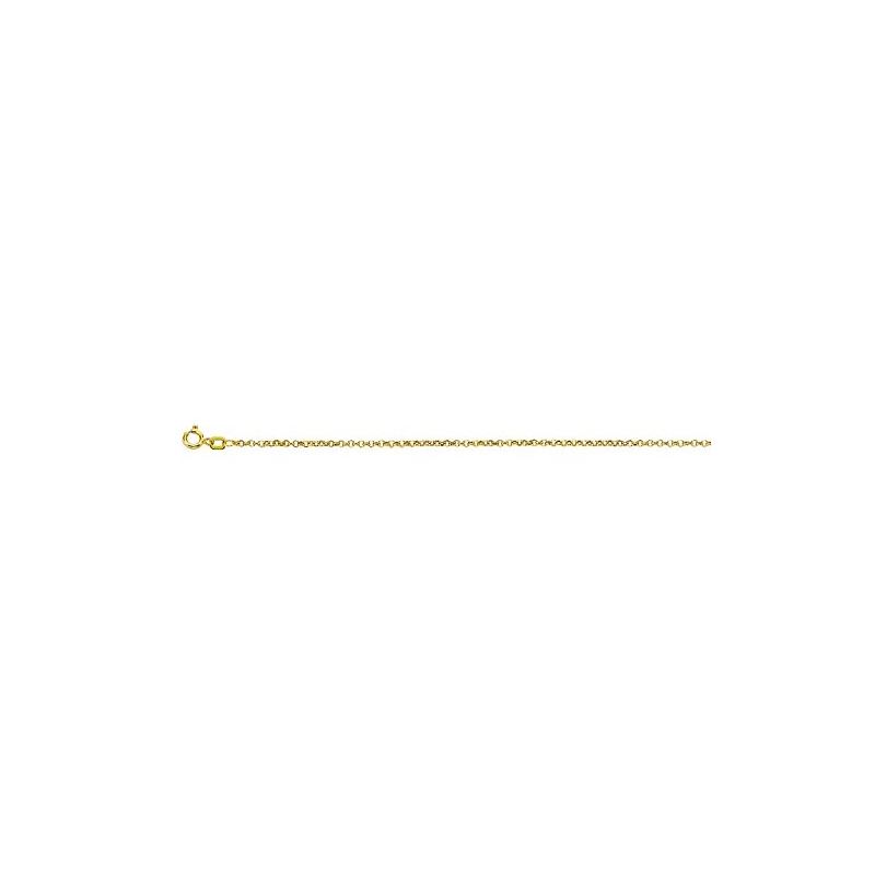 "10K Yellow Gold Rolo Chain 20"" inches lo 61529 1