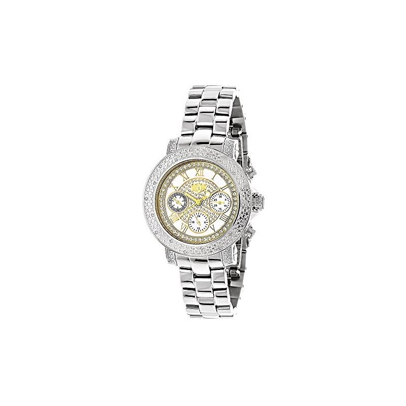 Luxurman Ladies MOP Real Diamond Watch 0 90231 1