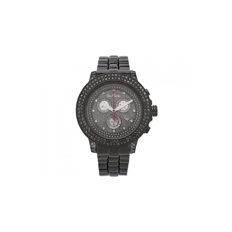 JRPL32 Pilot Diamond Watch, Black Dial With Black
