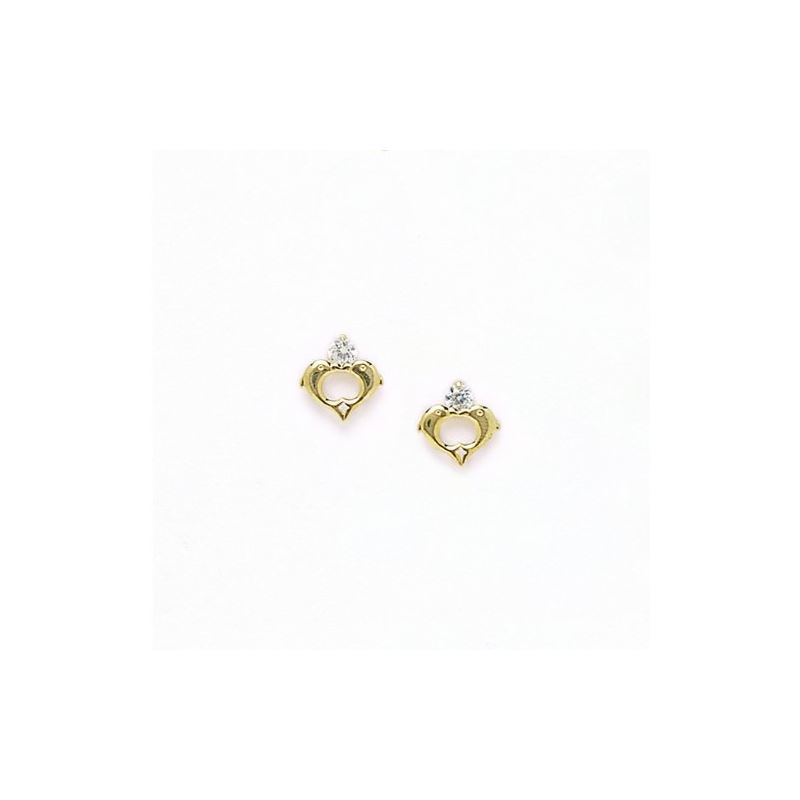 14K Yellow Gold star oval drop shap with 70591 1