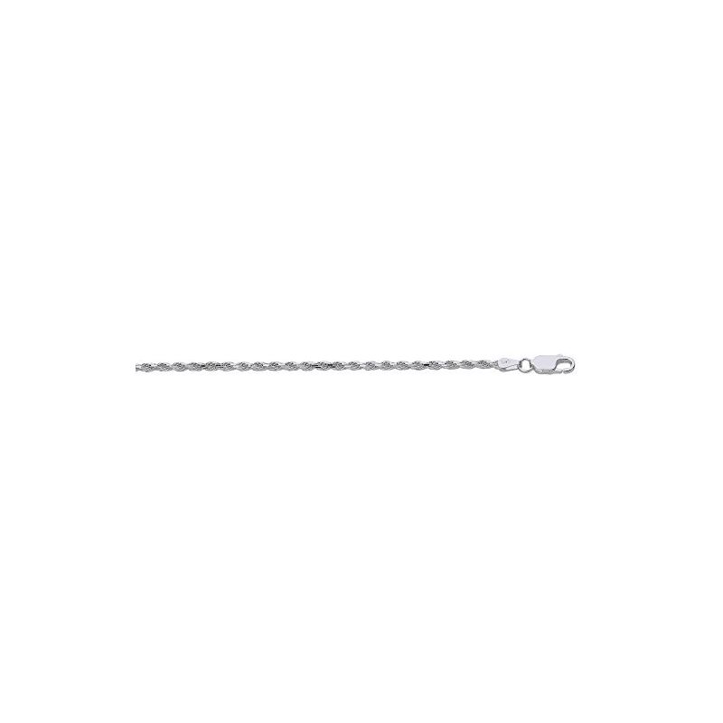 Sterling Silver Hoop Earring Chain 18 In 80667 1