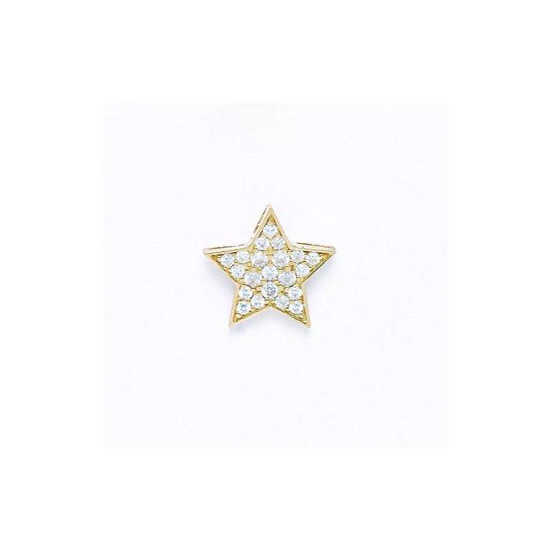 14K Gold Star Pendant P59 87568 1