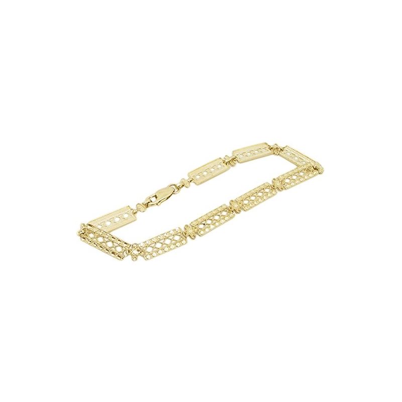 Women 10k Yellow Gold link vintage style 83035 1