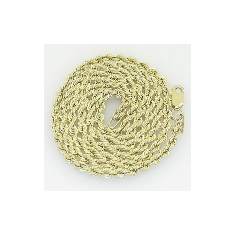 10K Yellow Gold rope chain GC17 61576 1