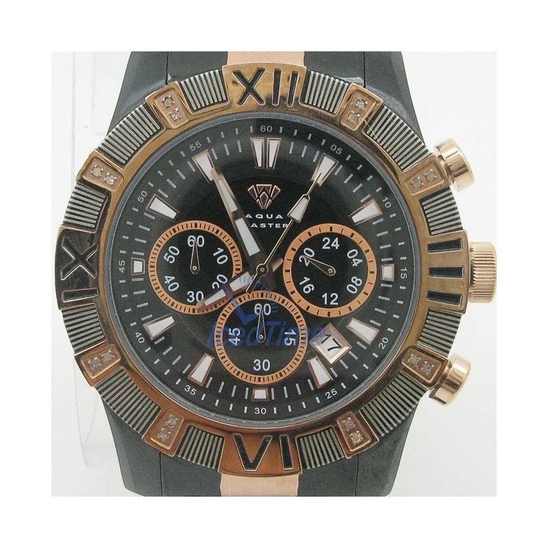 Mens Aqua Master Iced Out Diamond Watch  50622 1