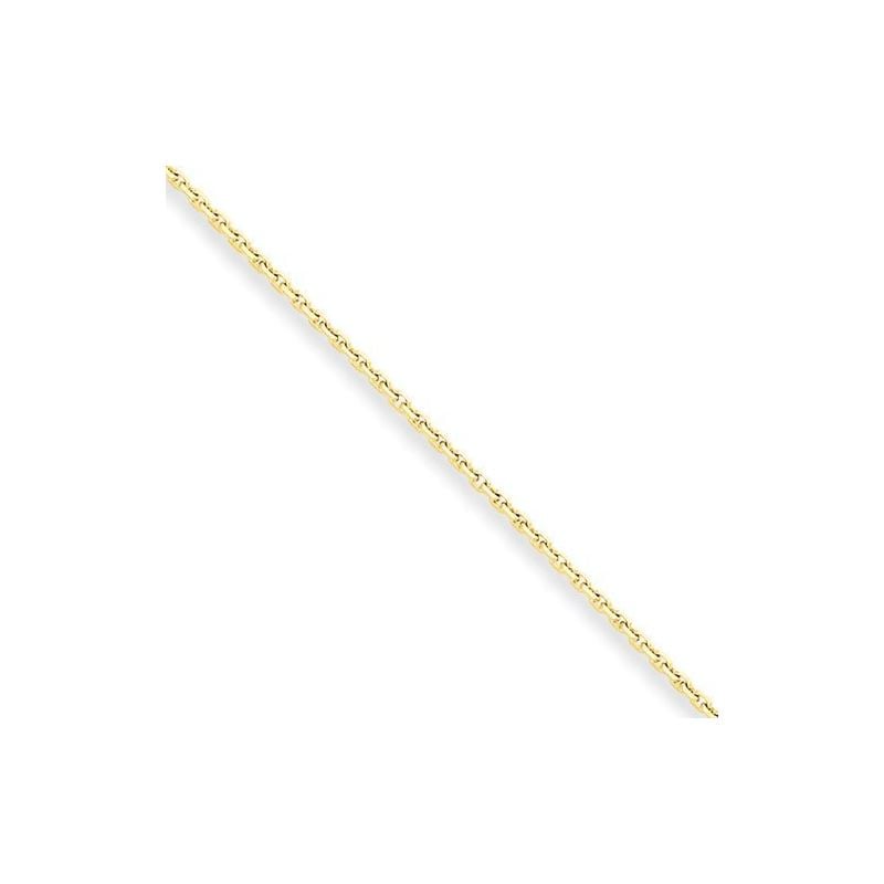 10K YELLOW Gold SOLID CABLE-DIAMOND CUT  61723 1