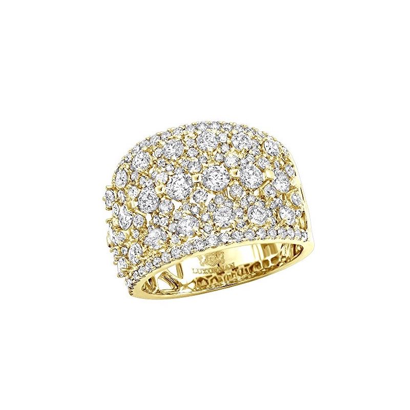 Ladies 14K Rose, White Or Yellow Gold Unique Ring