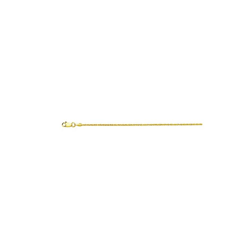 10K Yellow Gold 1.1mm wide Diamond Cut S 60141 1