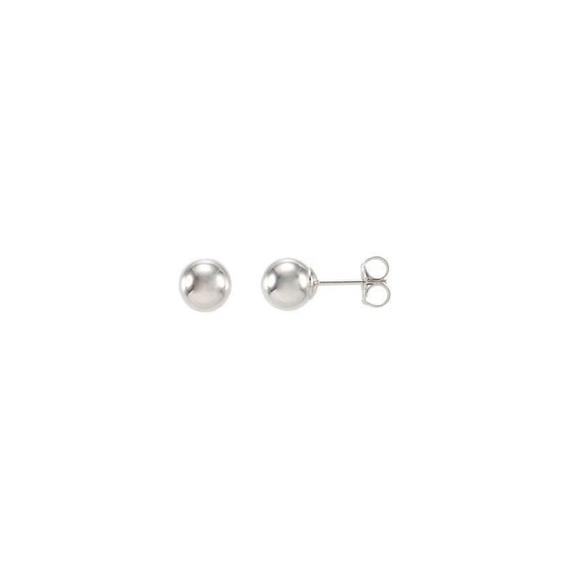 Unisex Real 14K Solid White Gold 2mm Bal 82940 1