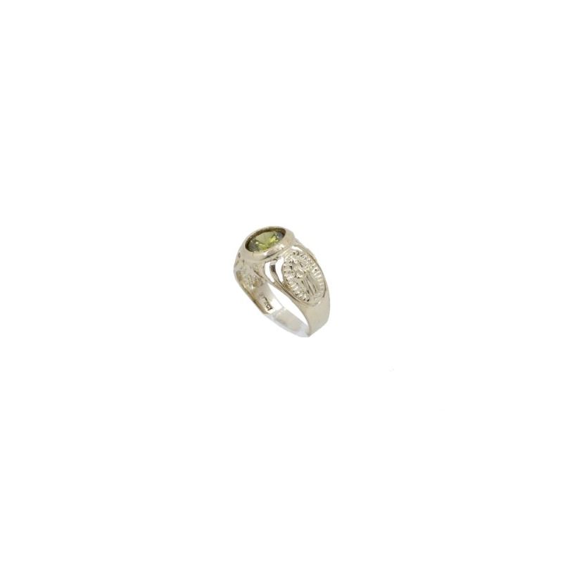 10k Yellow Gold Syntetic yellow gemstone 62925 1