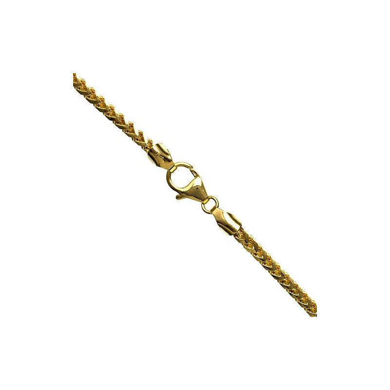 10K YELLOW Gold SOLID FRANCO Chain - 26  61824 1