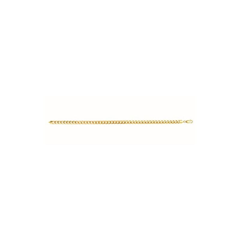 14K Yellow Gold 5.5Mm Wide Hollow Miami Cuban Link