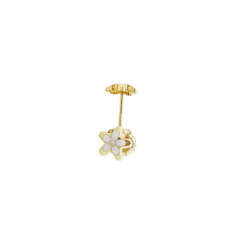 14K Yellow gold Flower stud earrings for 68233 1