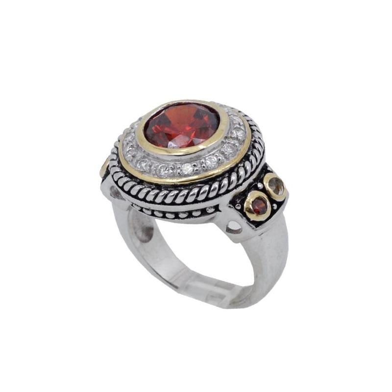 Ladies .925 Italian Sterling Silver Ruby 74145 1