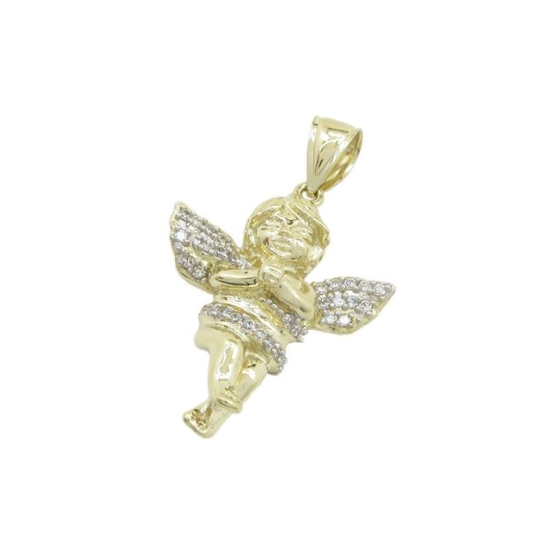 Mens 10k Yellow gold Yellow gold angel p 78169 1