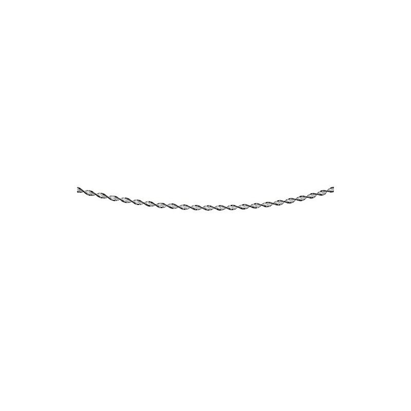 Sterling Silver 3.4 mm Wide Ruthenium Pl 80405 1