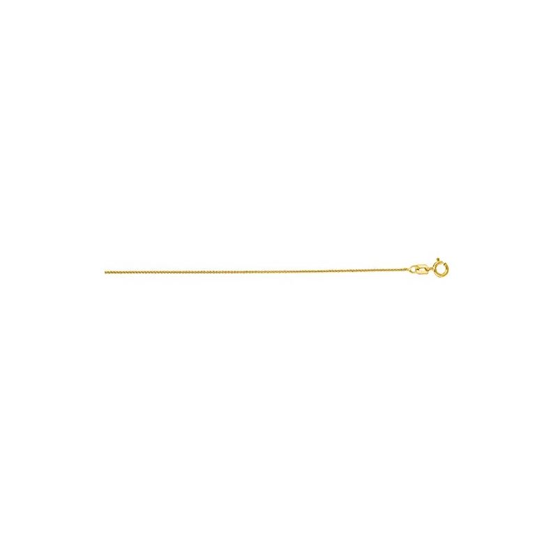 14K Yellow Gold 0.6mm wide Shiny Round D 66349 1