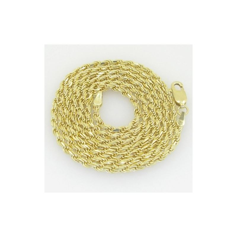 10K Yellow Gold rope chain GC2 61586 1