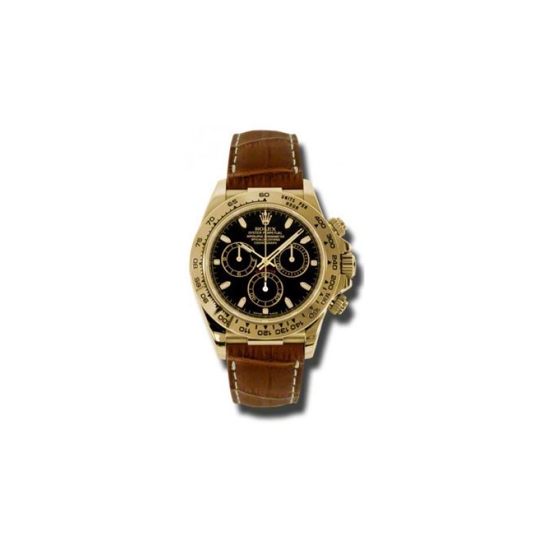 Rolex Watches  Daytona Yellow Gold  Leat 54175 1