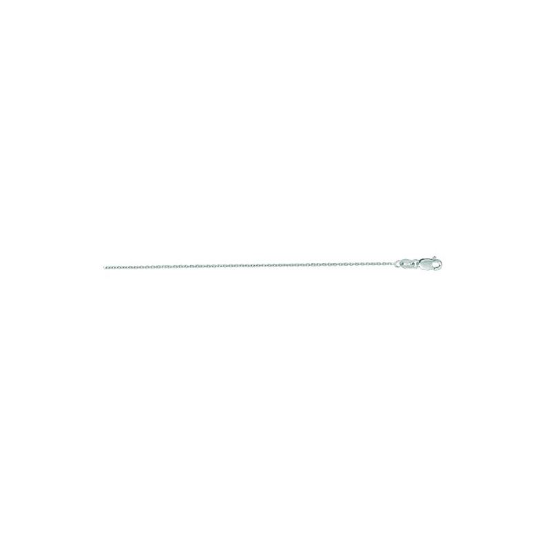 10K 18 inch long White Gold 1.1mm wide D 59046 1