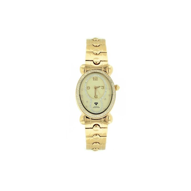 Women's Symmetry Gold-PVD Stainless Steel 1.0C