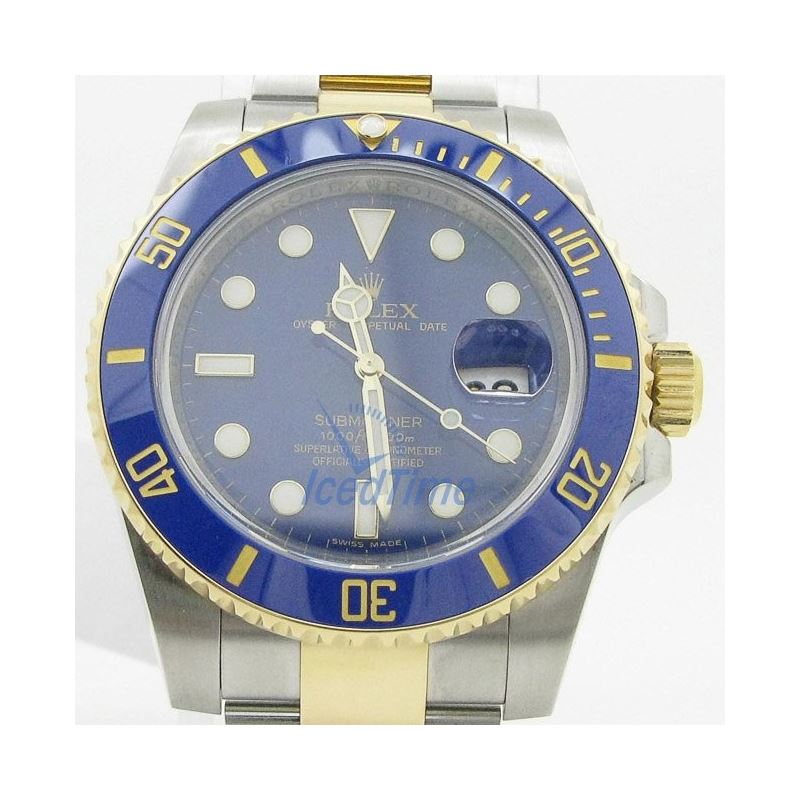 Rolex Submariner Blue Index Dial Oyster  54007 1