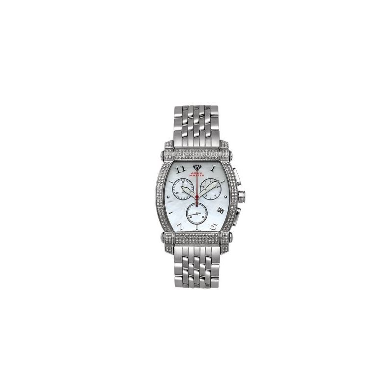 Unisex Half-Full Case Diamond Watch, 2.50 Ctw