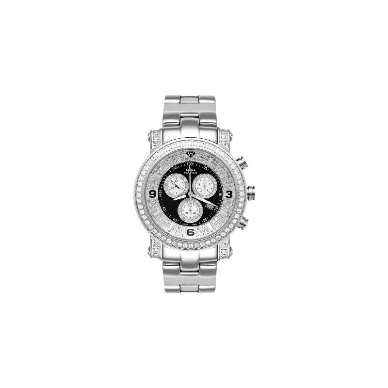 NEW! Men's Power One-Row Diamond Watch With Di