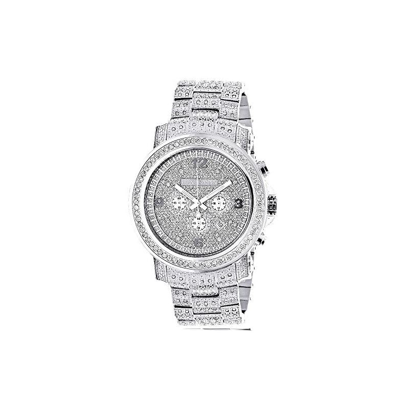 Mens Luxurman Iced Out Large Real Diamon 89782 1