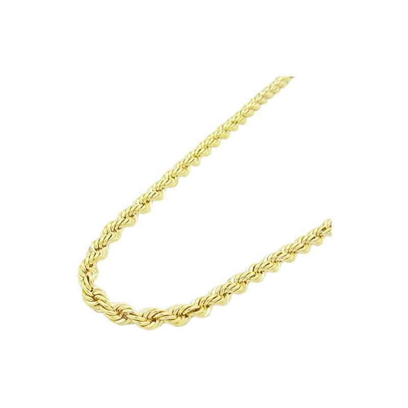 Mens 10k Yellow Gold rope chain ELNC14 2 77857 1