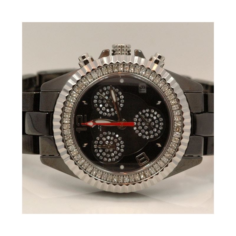Aqua Master Ladies Ceramic Diamond Watch 53492 1