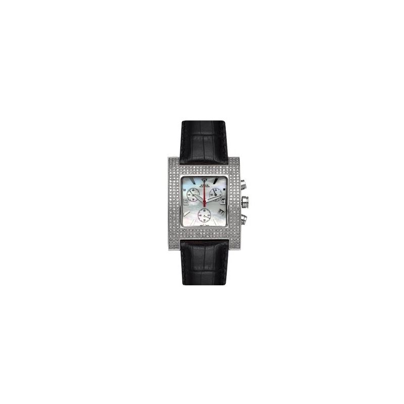 Unisex Square Diamond Watch, 2.75 Ctw