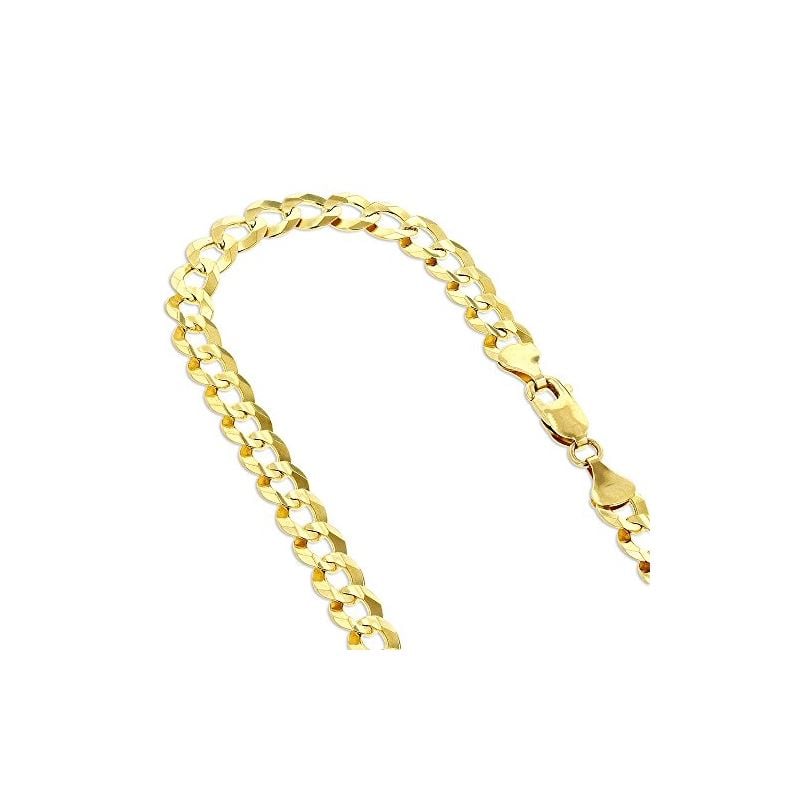 10K Yellow Gold 5.7mm wide Comfort Curb  60250 1