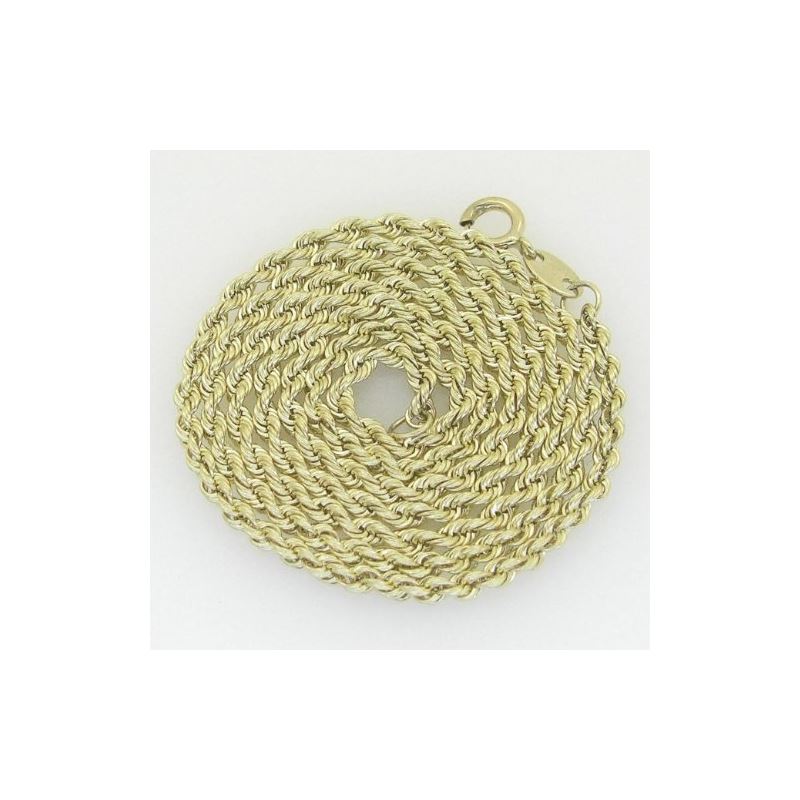 10K Yellow Gold rope chain GC18 61581 1