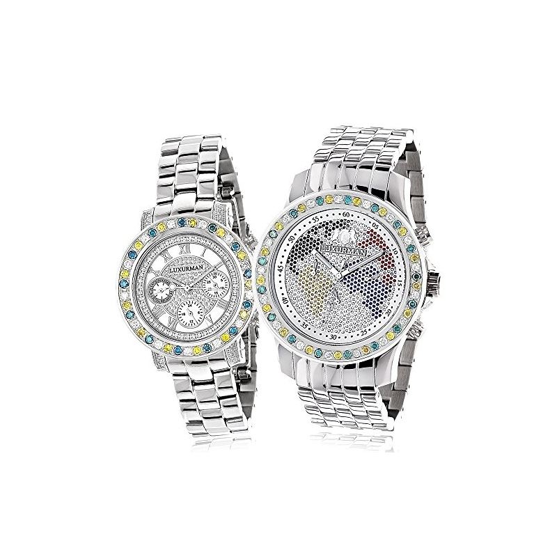 Matching Unique His and Hers Luxurman Wh 90792 1