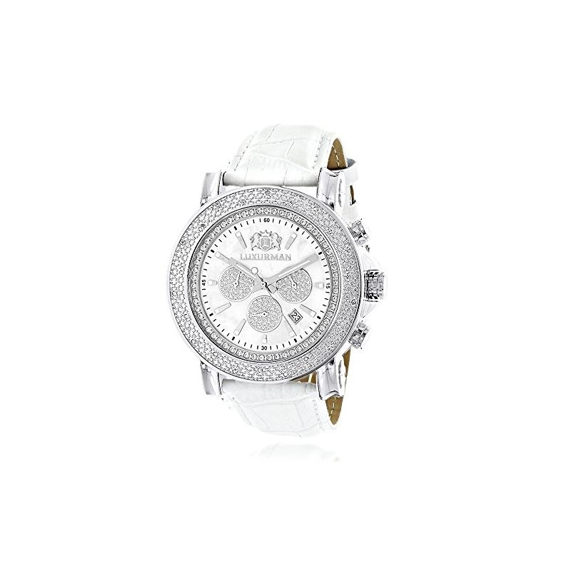 Oversized Mens Diamond Watch 0.25ct Whit 91021 1