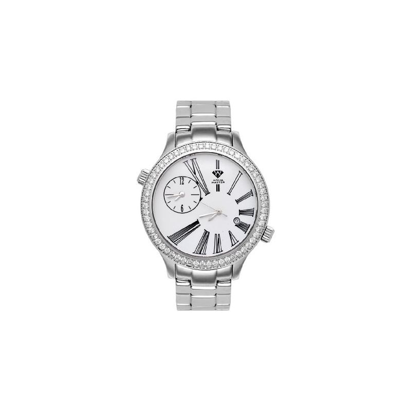 NEW! Men's Rio Two-Time-Zone Diamond Watch, 2.