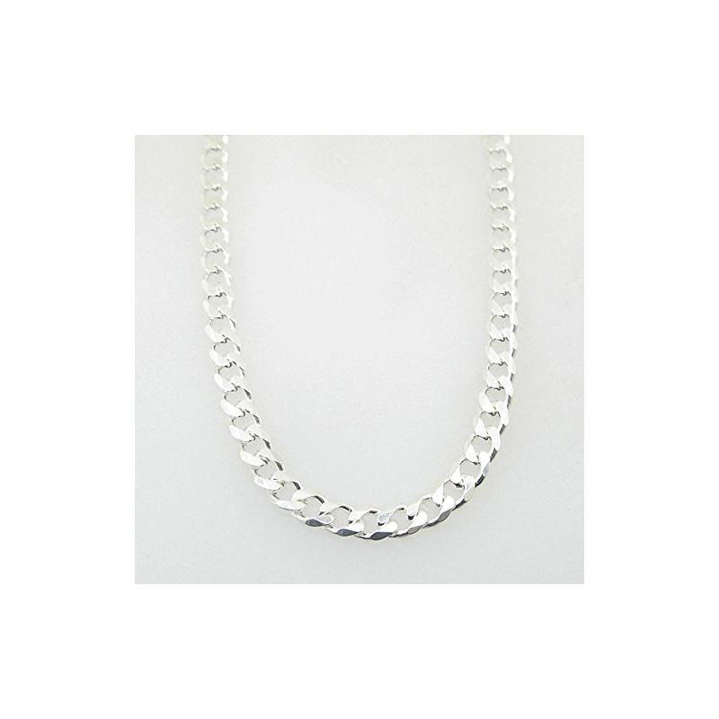 Silver Curb link chain Necklace BDC87 79565 1