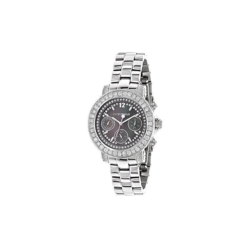 Luxurman Oversized Real Diamond Watches  90470 1