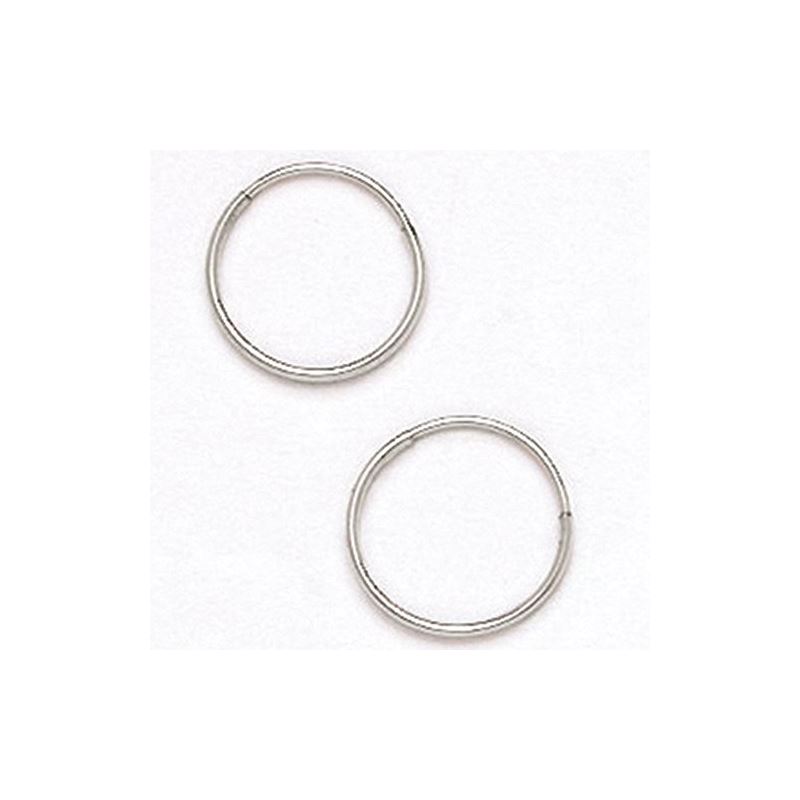 14K Gold Hoop Earrings HEW1 65566 1