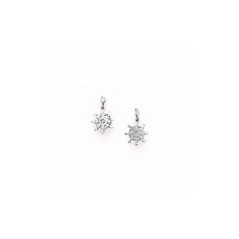 14K White Gold star oval drop shap with  66169 1