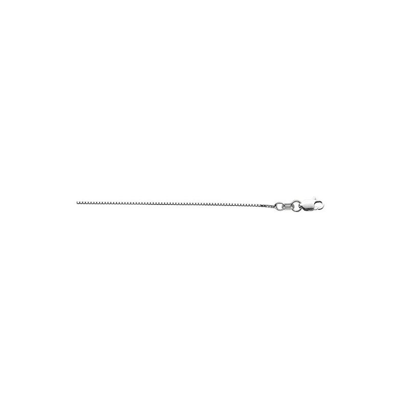 Sterling Silver 0.9 mm Wide Rhodium Fini 80697 1