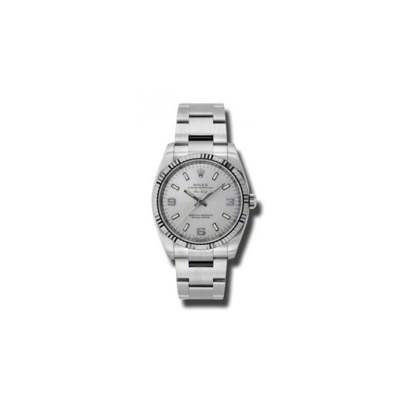 Rolex Watches  AirKing White Gold Fluted 54045 1