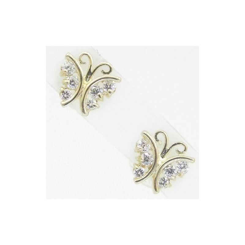 14K Gold Earrings heart star flower dolp 63988 1