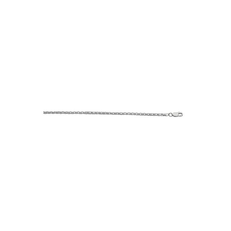 Sterling Silver 2.2 mm Wide Rhodium Popc 80734 1