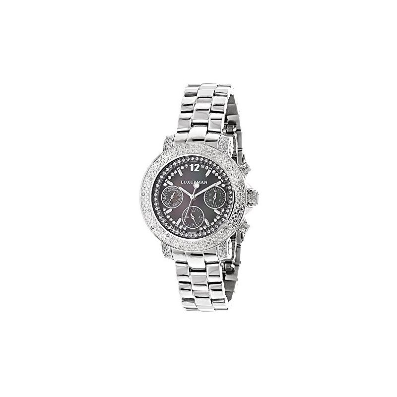 Ladies Genuine Diamond Watch by LUXURMAN 89998 1